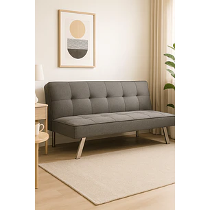 Futon Sofa Cama Grecia Gris