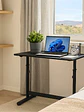 Escritorio con Altura Ajustable 80x60x63-86cm Funcional Bilbao Negro - Miniatura 7
