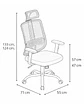 Silla De Oficina Apoyacabeza, Con Brazo Regulable Doha - Miniatura 8