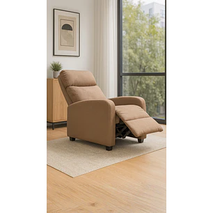 Sillon Reclinable Berger Holanda Cafe Claro
