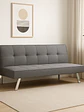 Futon Sofa Cama Grecia Gris - Miniatura 6