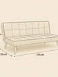 Futon Sofa Cama Grecia Gris - Miniatura 7
