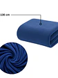 Pack 2 Toallas Azul Microfibra 070x130 - Miniatura 4