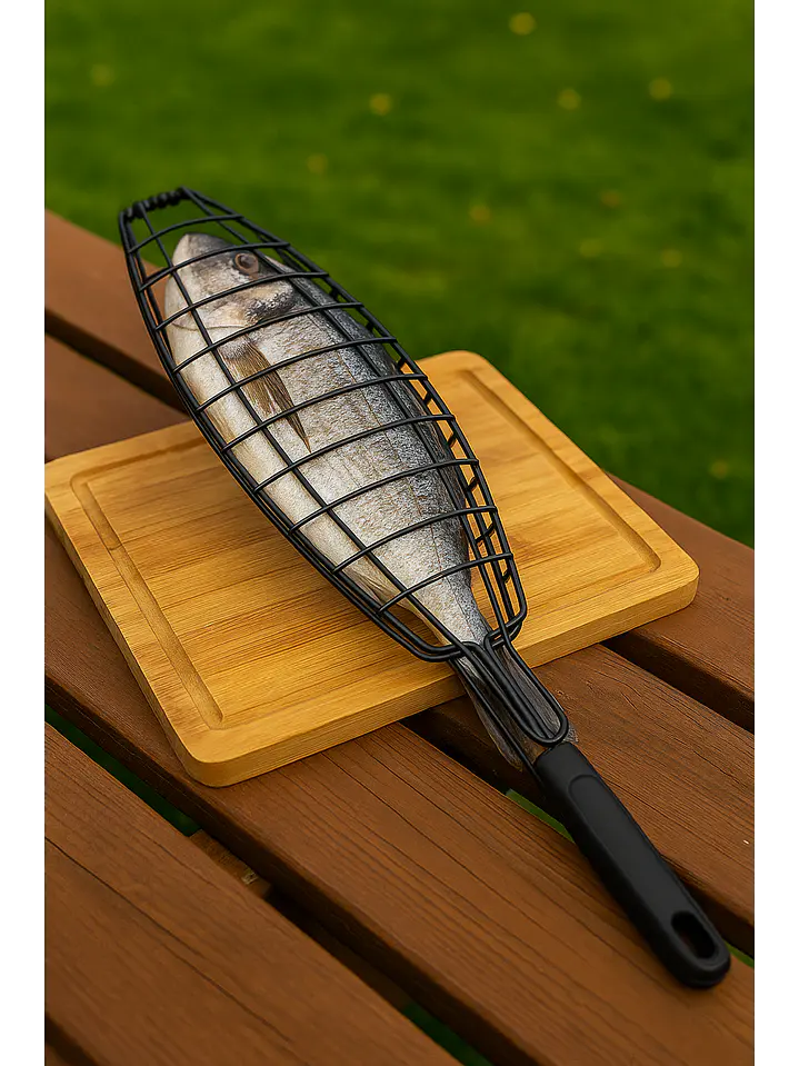 Grill Rejilla Antiadherente Para Asar Pescado Stellen 2