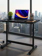 Escritorio con Altura Ajustable 120x60x63-86cm Funcional Toledo Negro - Miniatura 5