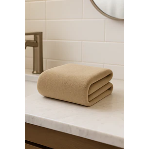 Toalla Taupe Microfibra 100x140