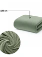 Toalla Verde Microfibra 070x130 - Miniatura 4