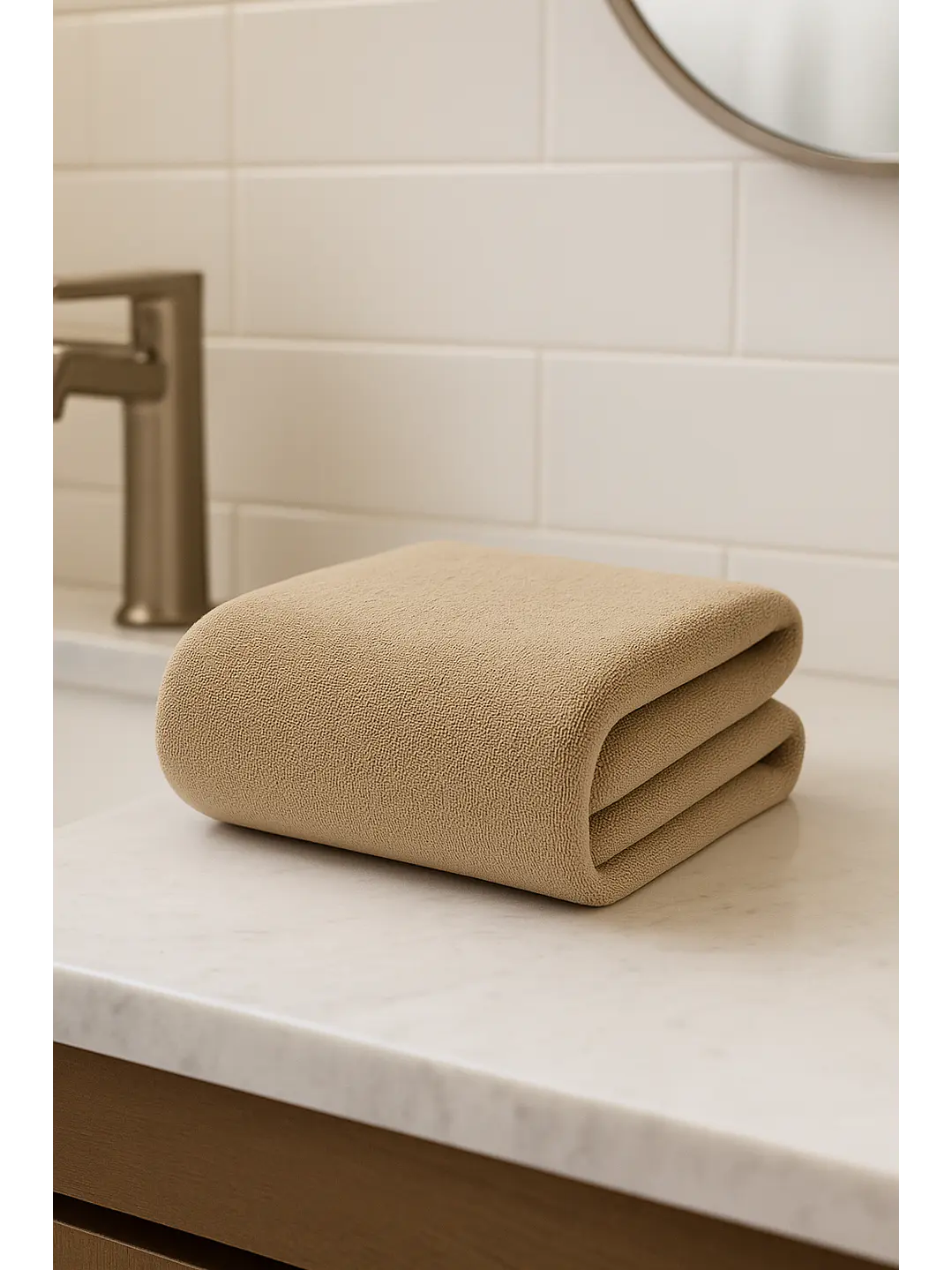 Toalla Taupe Microfibra 070x130 1