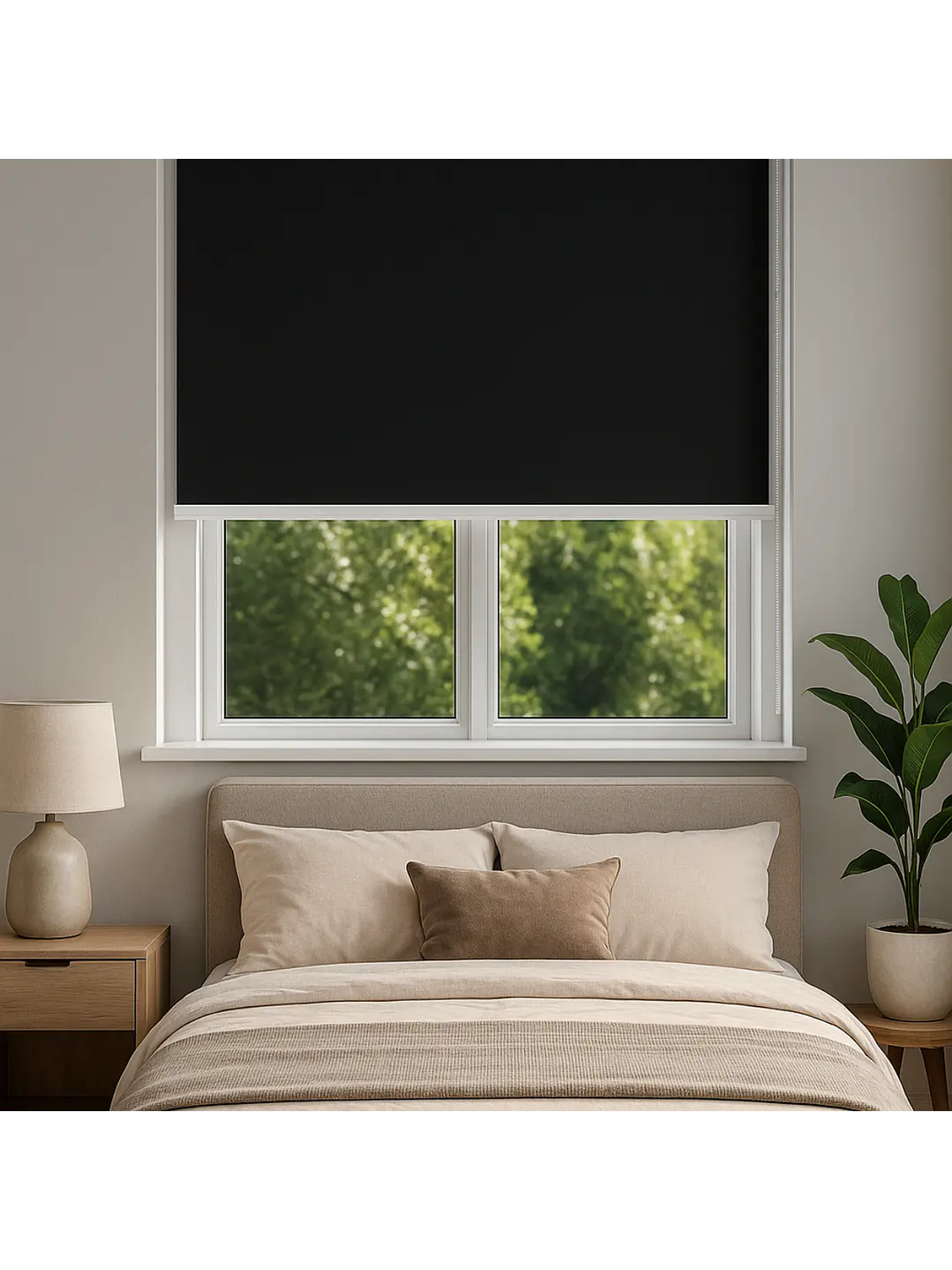 Cortina Roller Blackout Negra 100X200 4