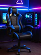 Silla Gamer de Escritorio Reclinable Color Azul - Miniatura 1