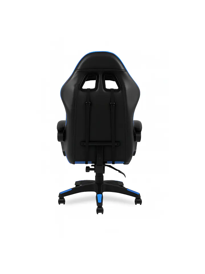 Silla Gamer de Escritorio Reclinable Color Azul 7