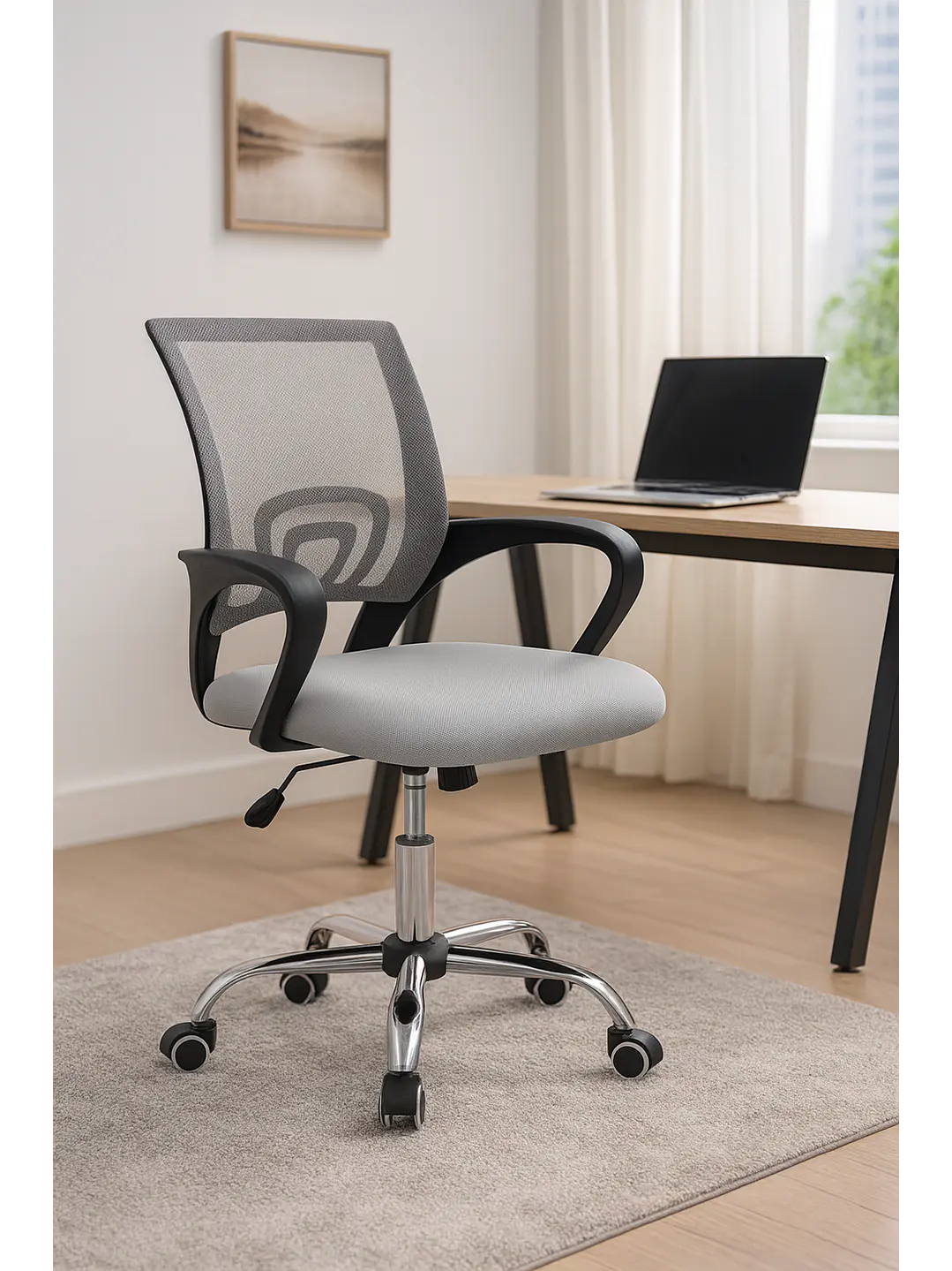 Silla de Oficina Dallas Gris 1