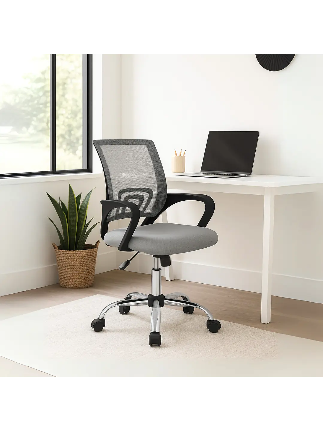 Silla de Oficina Dallas Gris 6