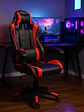 Silla Gamer de Escritorio Reclinable Color Roja - Miniatura 3