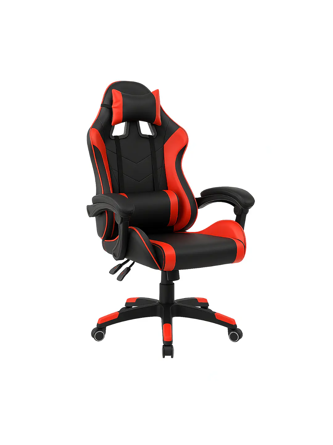 Silla Gamer de Escritorio Reclinable Color Roja 4