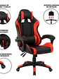 Silla Gamer de Escritorio Reclinable Color Roja - Miniatura 7