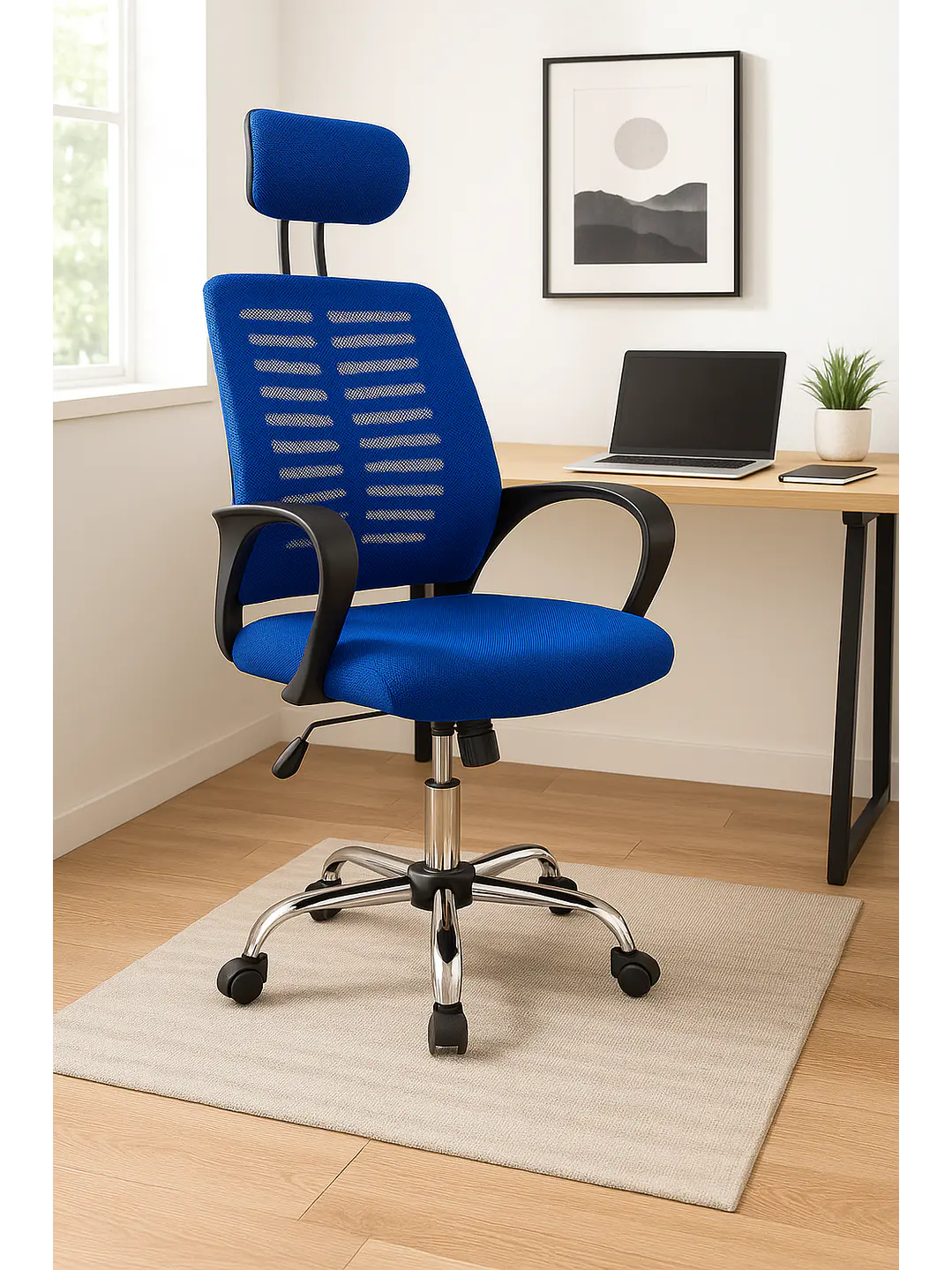 Silla Ejecutiva Milan Azul 3