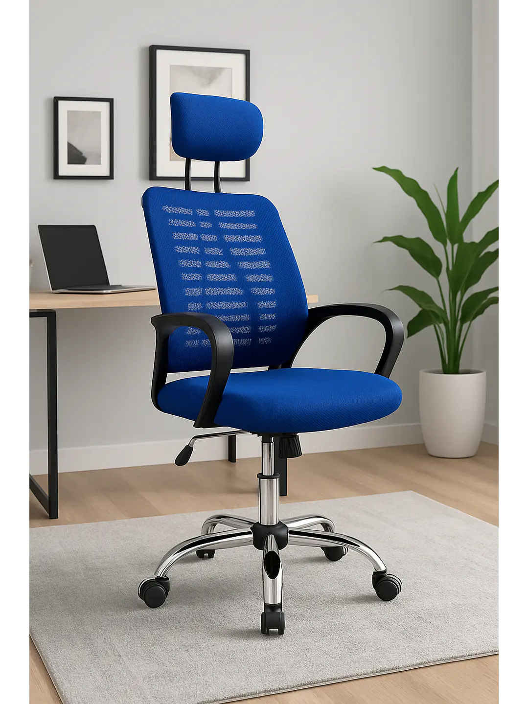 Silla Ejecutiva Milan Azul 4