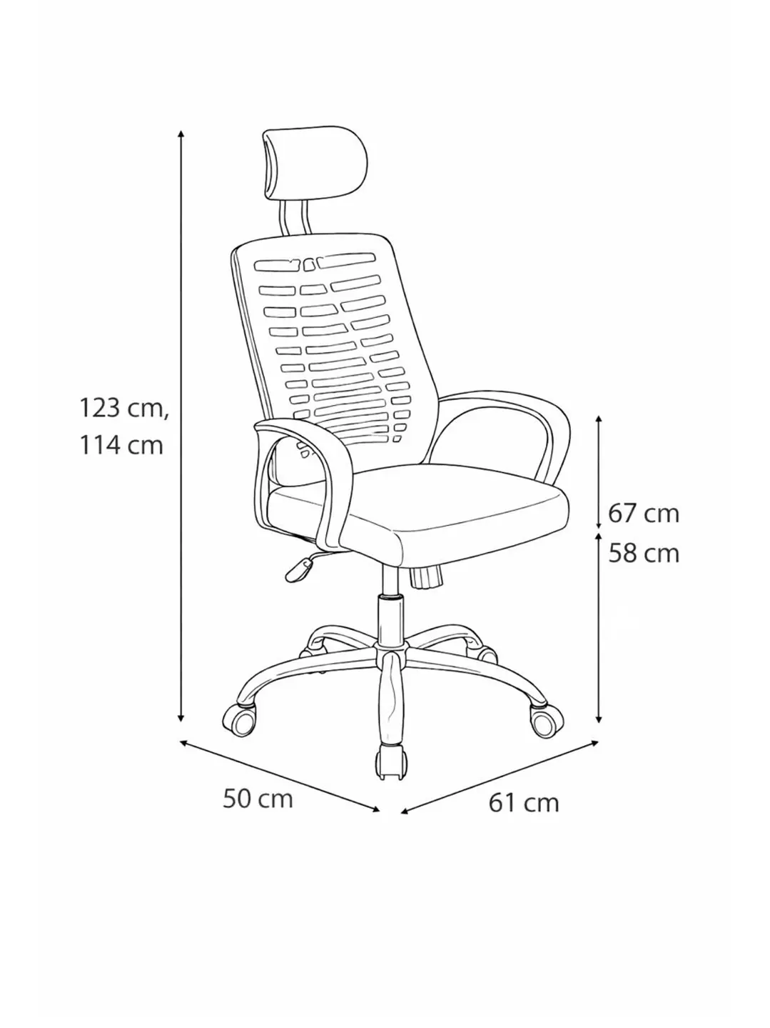 Silla Ejecutiva Milan Azul 9