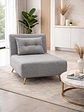 Sillon Sofa Cama Plegable Libano Gris - Miniatura 1