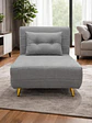 Sillon Sofa Cama Plegable Libano Gris - Miniatura 2