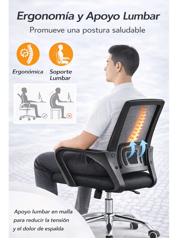 Silla De Oficina Dallas 7