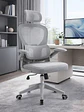 Silla Ergonomica de Oficina para Escritorio Boise Gris - Miniatura 1