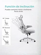 Silla Ergonomica de Oficina para Escritorio Boise Gris - Miniatura 6