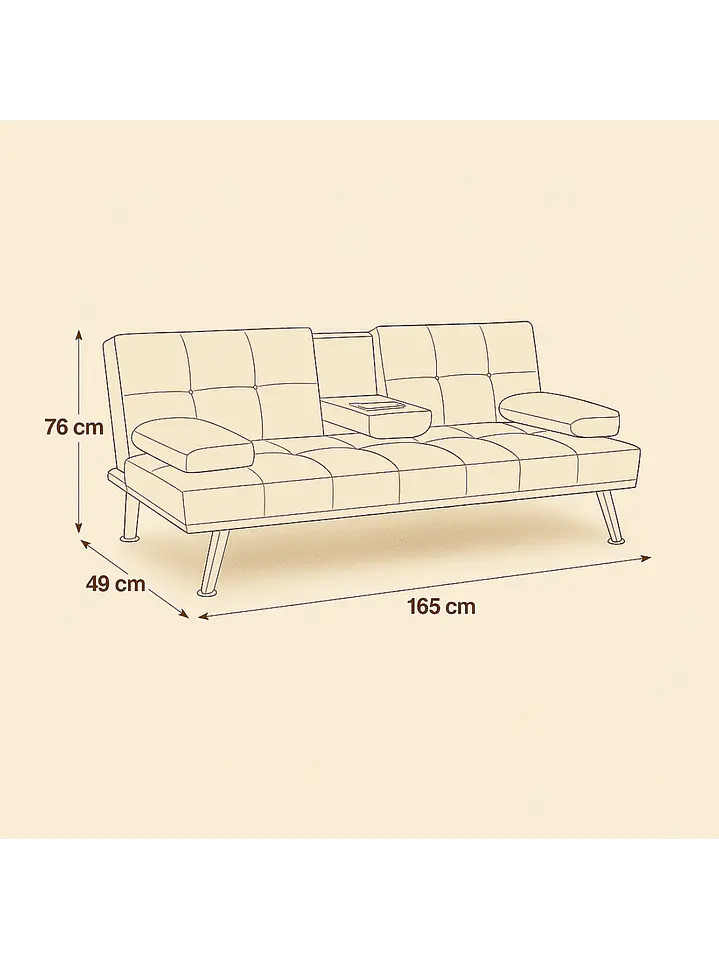Futon Couch Ibiza 9
