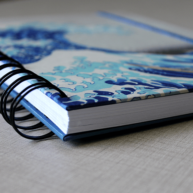 Cuaderno La gran ola de Kanagawa