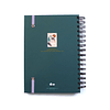 Cuaderno Mujer sentada con la pierna doblada 