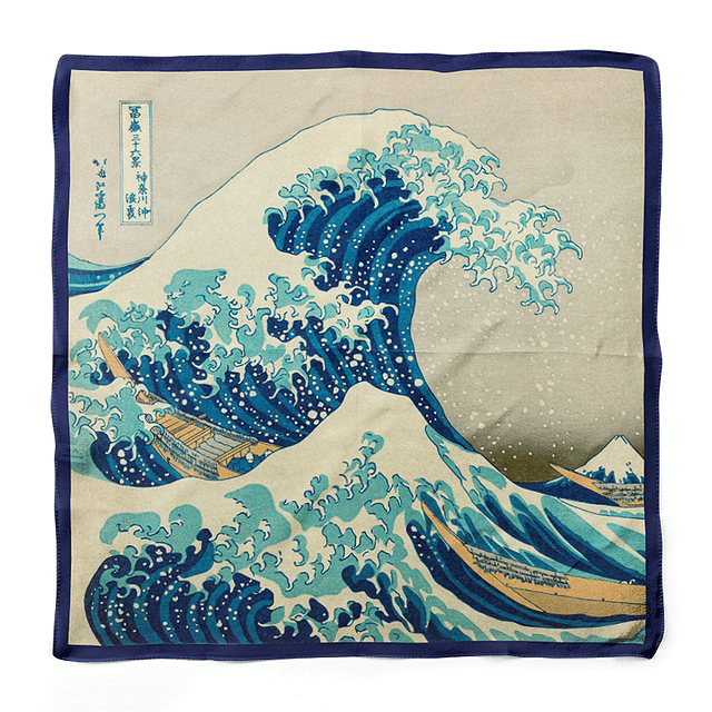 Pañuelo La gran ola de Kanagawa