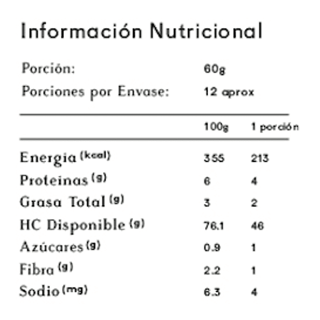 Harina de arroz integral 500g