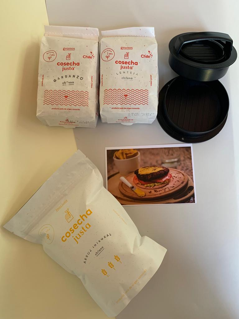 Kit para hamburguesas de legumbres