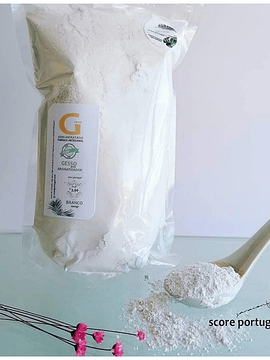 Pó de Gesso Semi-hidratado branco (1kg)