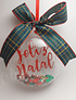 Bola Natal  Tartan