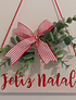 Placa Feliz Natal