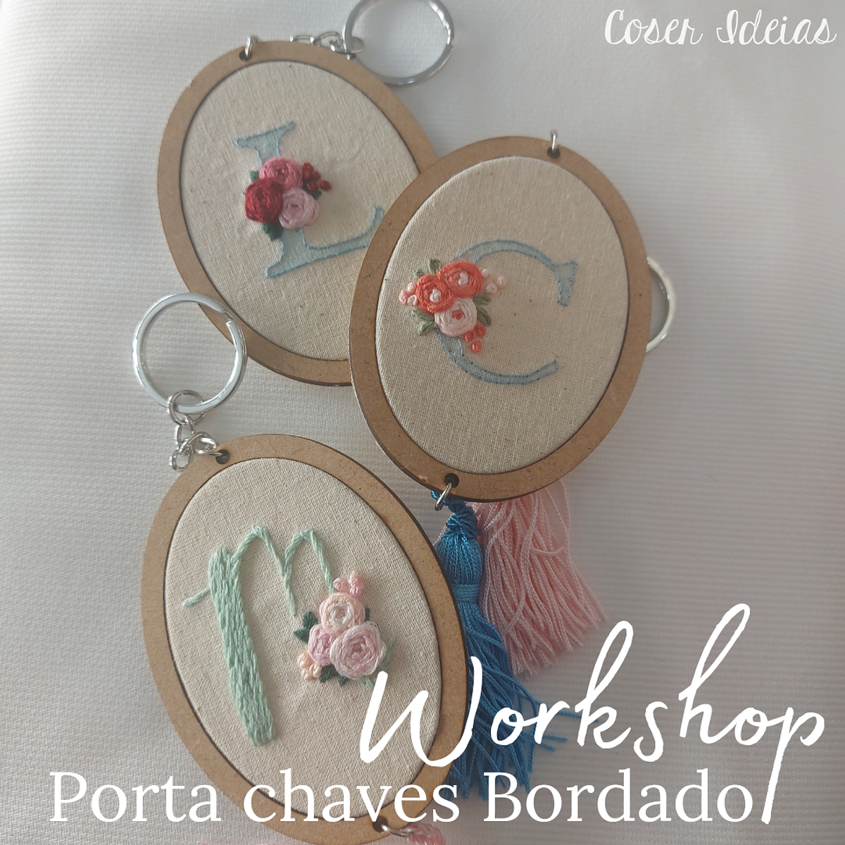 Workshop Porta Chaves Bordado