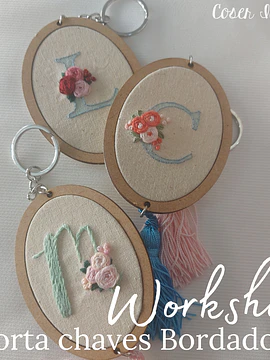 Workshop Porta Chaves Bordado 