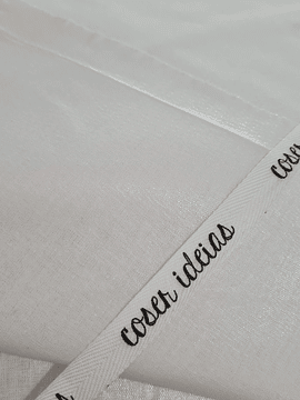 Entretela de pano com cola , textura fina