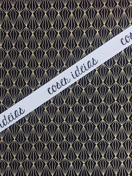 Gold Geometric on black