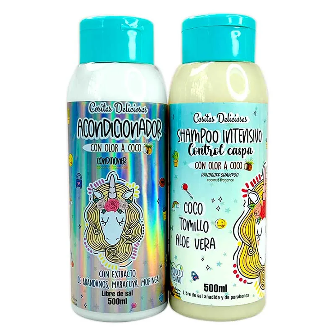 Kit básico anticaspa 500ml 1