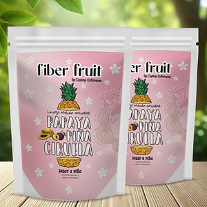 2 paquetes de Fiber fruit 450g c/u