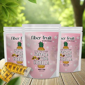 3 paquetes de Fiber fruit 450g c/u