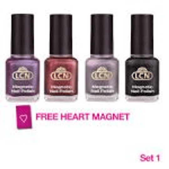 Esmalte LCN Set x 4 esmaltes , Magnetic Colours