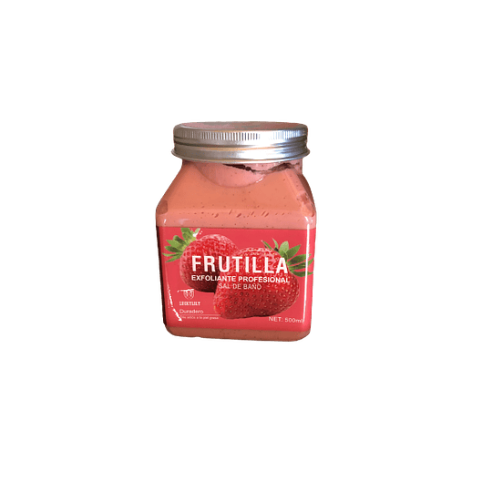 Crema Exfoliante, 500 ml. Frutilla