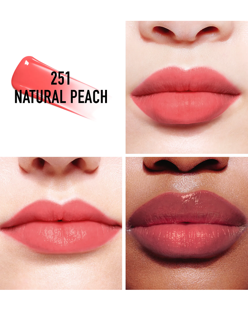 Tono 251. Dior Addict Lip Tint Tinte de labios que no transfiere hidratante - 95 % de ingredientes de origen natural - larga duración