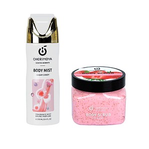 KIT 1 EXFOLIANTE + 1 BODY MIST  CHERIMOYA