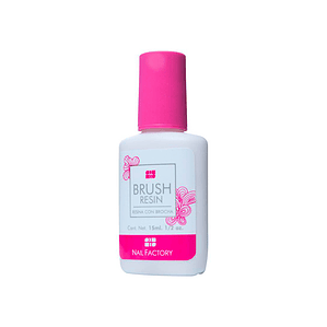  Resina Para Uñas con pincel  0.5 oz / 15 ml
