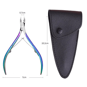 corta cuticulas tornasol  con estuche